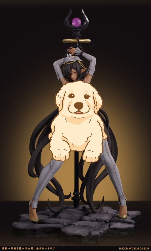 【預定】鯨 黑獸系列 驕傲的黑暗精靈女王 奧利卡 異色 
