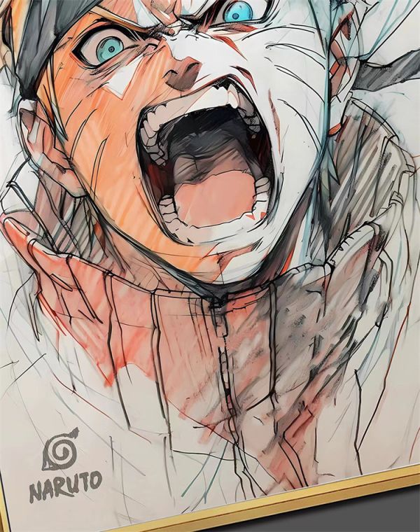 【海外代購】千鳥社 火影忍者 漩渦鳴人 單人照 潮流 裝飾畫 