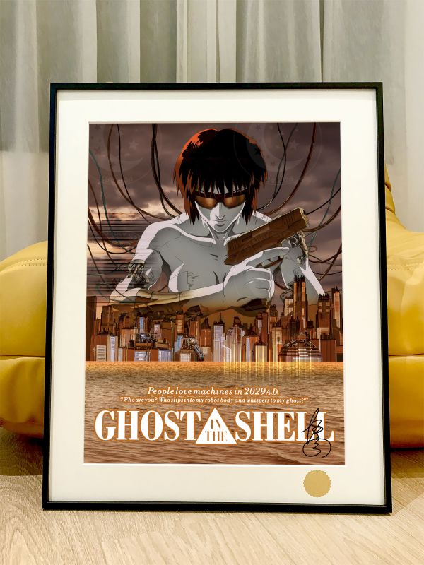 【海外代購】星空 《攻殼機動隊》Ghost In The Shell押井守動畫二次元裝飾畫 