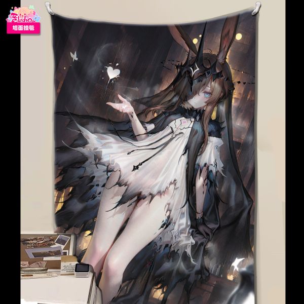 【海外代購】阿喵畫社 阿米亞 8k超清精裱畫 午睡毛毯 床頭地墊 牆面掛毯 冰箱貼 