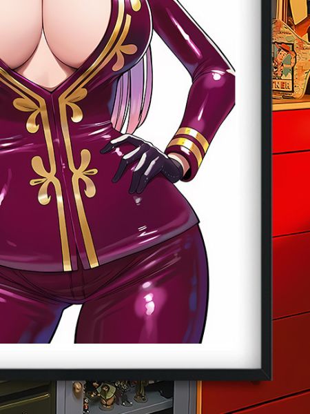 【海外代購】巴洛克 《緹娜》Hina日奈海賊王onepiece黑門檻日奈斯摩格二次元裝飾畫冰箱貼 