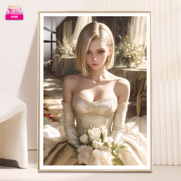 【海外代購】阿喵畫社 婚紗 18號 8k超大超清裝飾畫 