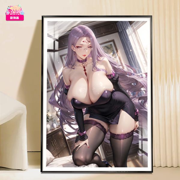 【海外代購】阿喵畫社 紫韻 美杜莎 8k主題高清裝飾畫 午睡毛毯  牆面掛毯  護腕滑鼠墊 冰箱貼 