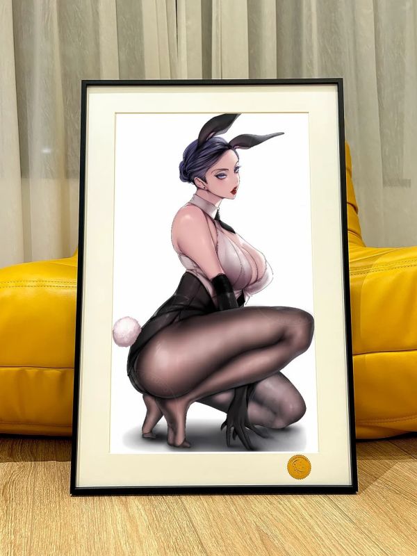 【海外代購】星空《兔女郎金美庭》》Kim Mi-jung美麗新世界裝飾畫 