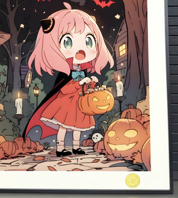 【海外代購】H2 《萬聖節阿尼亞》間諜過家家黃昏約爾動漫二次元裝飾畫 