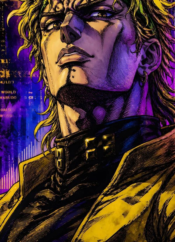 【海外代購】H2工作室《迪奧》JOJO的奇妙冒險迪奧布蘭度裝飾畫 