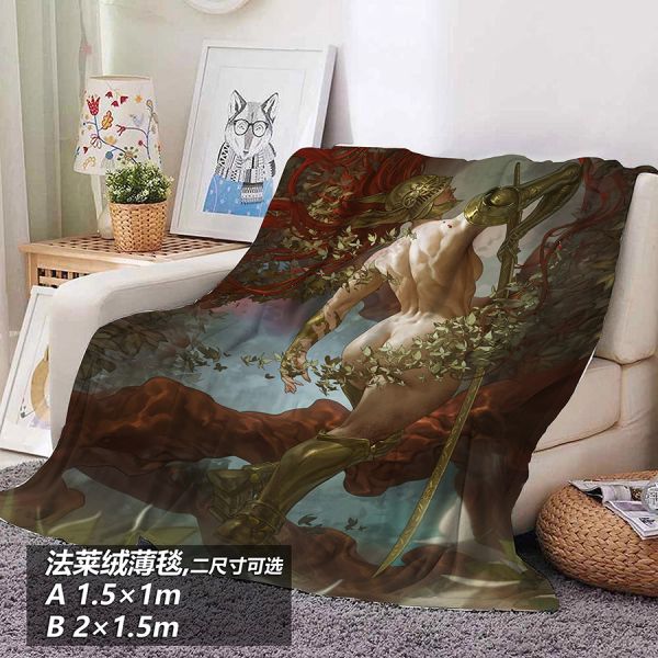 【海外代購】千鳥社 《瑪蓮妮亞》艾爾登法環瑪蓮妮亞Malenia女武神二次元午睡毯地毯裝飾畫