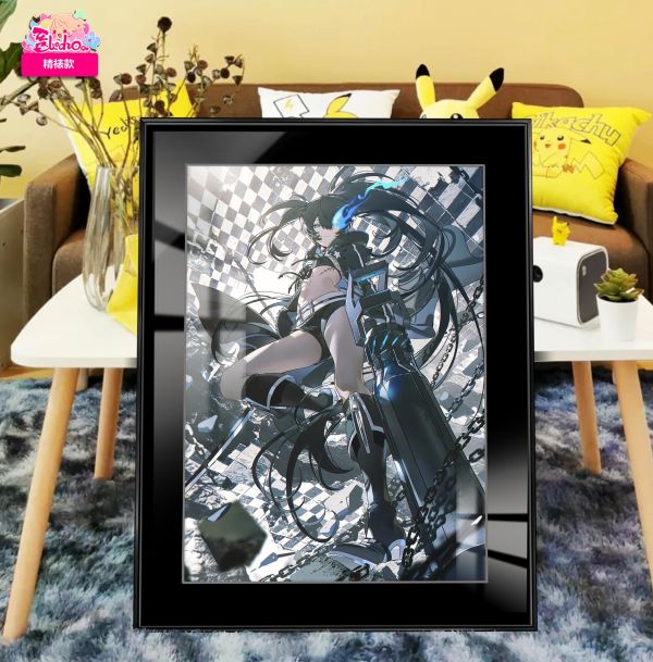 【海外代購 】阿喵畫社 站姿 黑岩射手 展館級12k收藏超清精裱畫 床頭地墊 牆面掛毯 