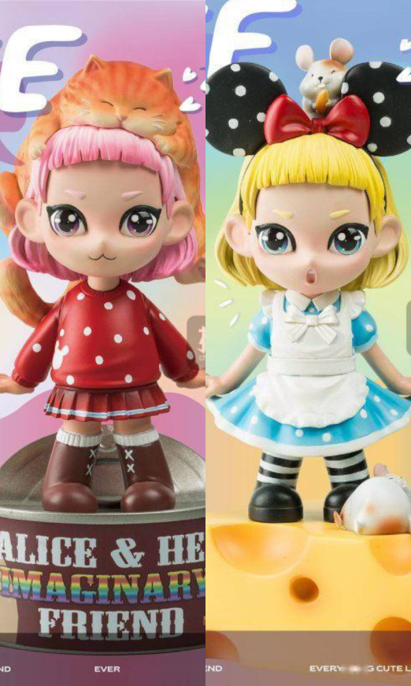 【海外代購】The Cave 愛麗絲與幻想生物 罐頭貓 起司鼠 