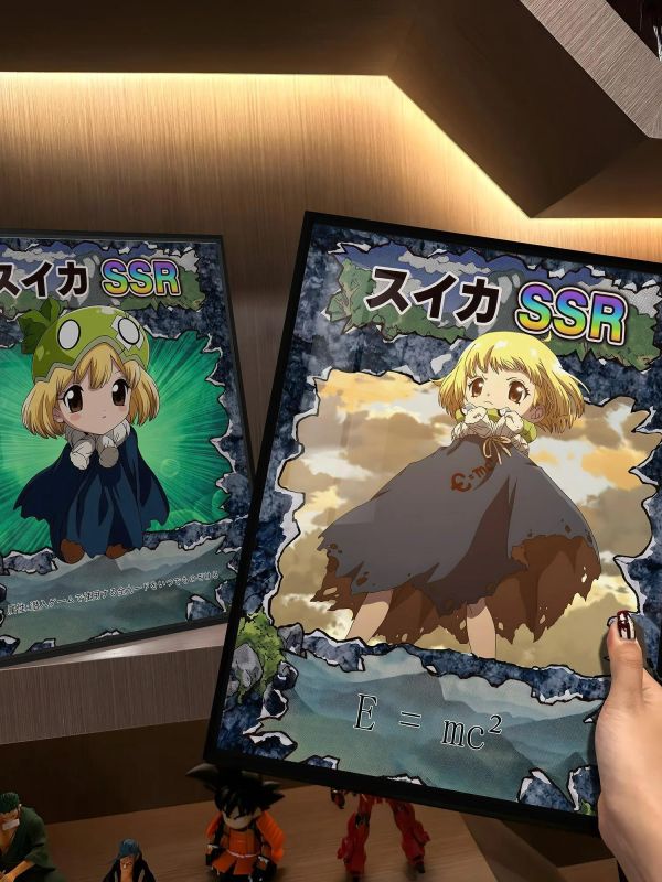 【海外代購】趣物堂 《SSR西瓜》石紀元西瓜石神千空琥珀裝飾畫 