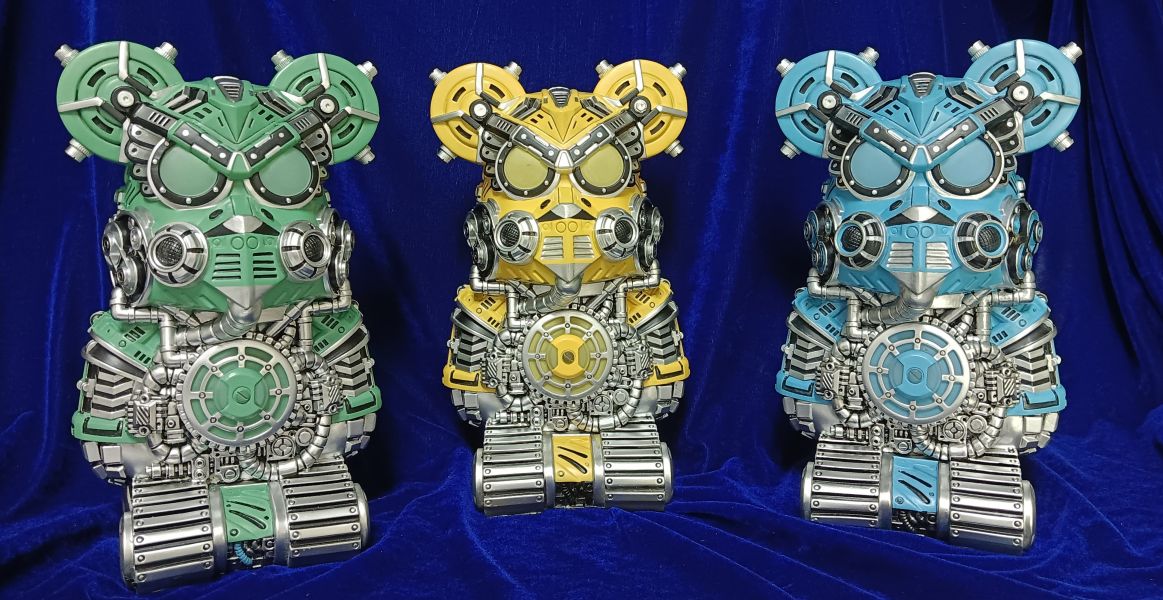 【預定】後德 綠，黃，藍色3款機甲戰熊 