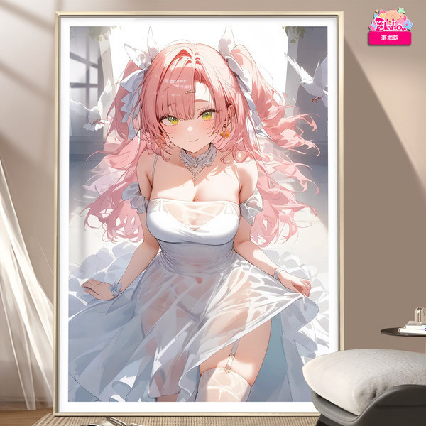 【海外代購】阿喵畫社 妮可 婚紗 絕區零8k超清裝飾畫 