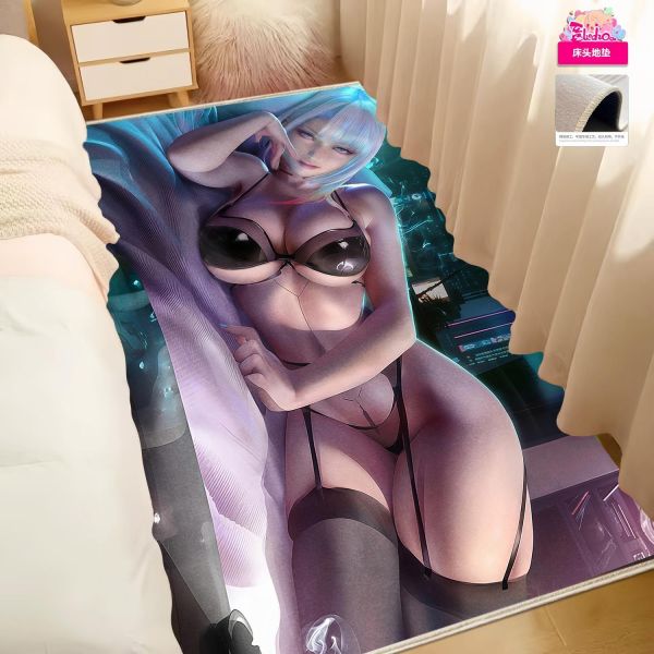 【海外代購】阿喵畫社 入睡前奏 露西 邊緣行者新品8k全景高清裝飾畫 滑鼠墊 毛巾 午睡毛毯 地墊 冰箱貼 