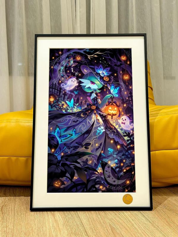 【海外代購】星空 《萬聖沙奈朵》寶可夢神奇寶貝裝飾畫 