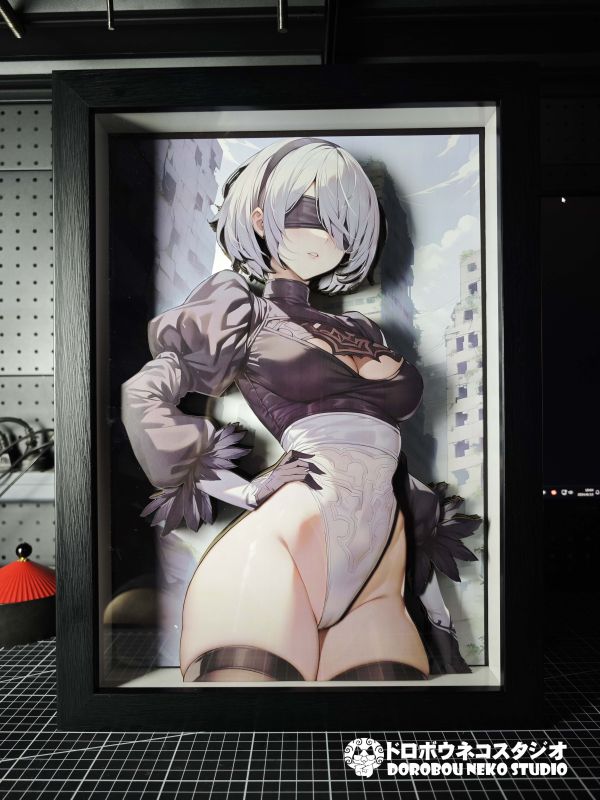 【海外代購】泥棒貓 DSMG-080 尤爾哈2B 立體裝飾畫 