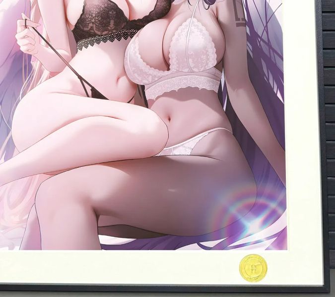 【海外代購】H2工作室 《花凜明日奈》碧藍檔案裝飾畫 