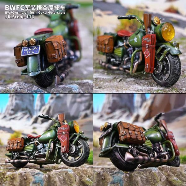 【預定】jackdo DB扉頁載具-軍裝摩托車 