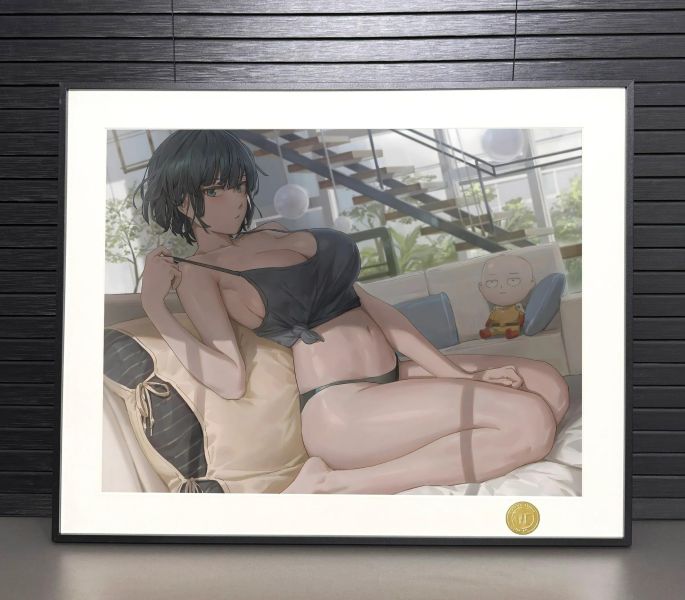 【海外代購】H2工作室 《內衣吹雪》一拳超人地獄的吹雪裝飾畫 