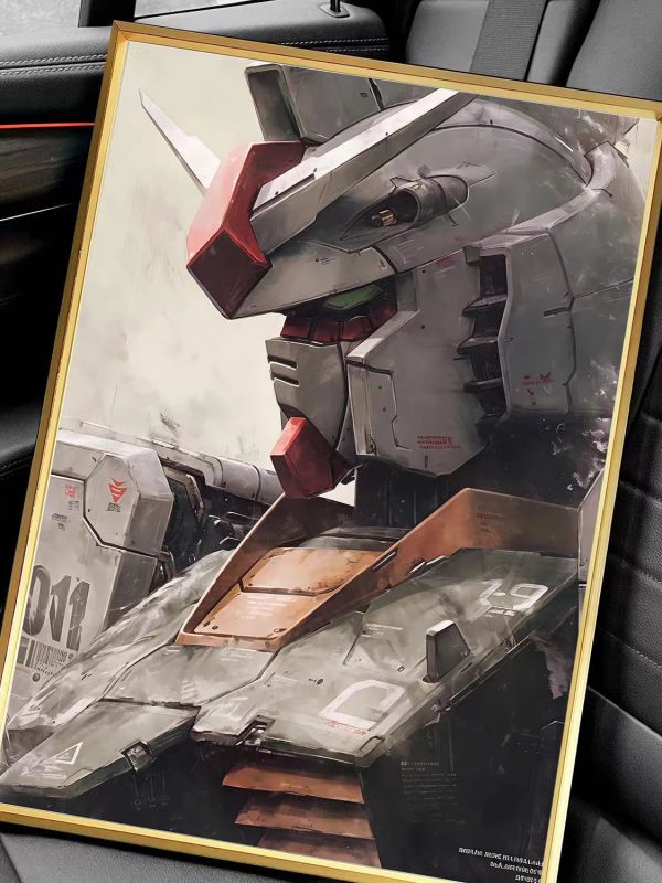 【海外代購】千鳥社 復古鋼彈 Gundam鋼彈RX-78元祖復古潮流裝飾畫 