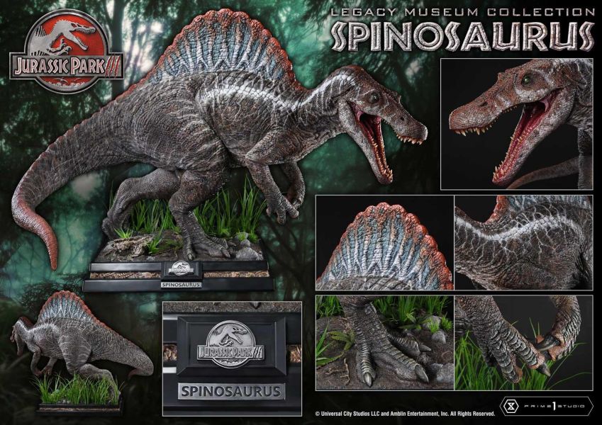 【預定】Prime 1 P1S 1/6 侏羅紀公園3－棘龍（Spinosaurus）場景雕像 LMCJWF-09 