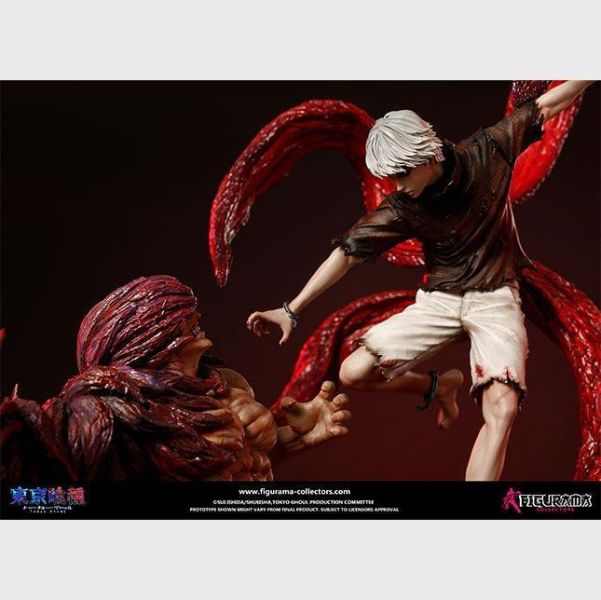 【全新現貨】東京喰種 10週年紀念版 金木研vs壁虎 X FIGURAMA石油場 正版授權 