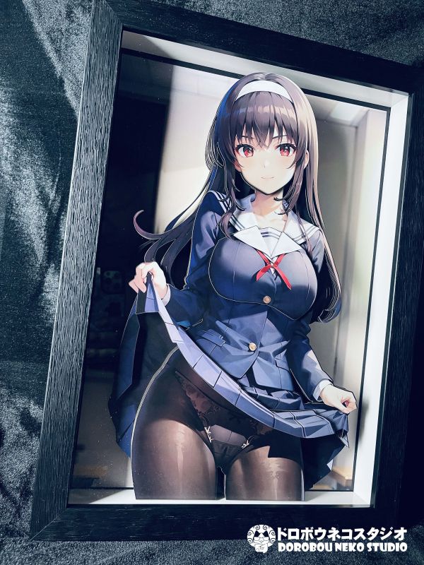 【海外代購】泥棒貓 DSMG-092 霞之丘詩羽 立體裝飾畫 