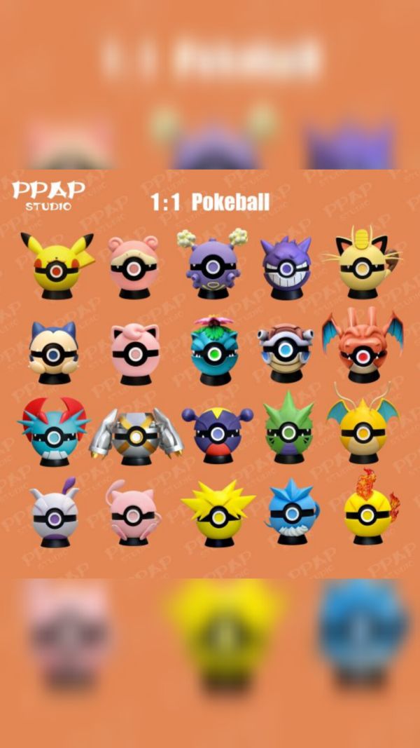 【系列代購】PPAP 1:1 變裝精靈球 