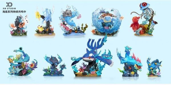 【預定】XO 海底世界1/20圖鑑GK系列 大力鱷進化組&巨沼怪進化組 