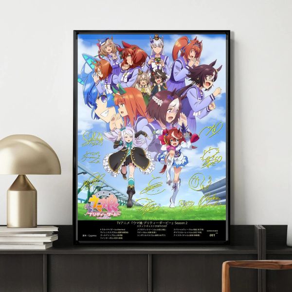 【海外代購】千鳥社 《賽馬娘第二季聲優畫》優簽名裝飾畫 