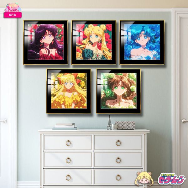 【海外代購】阿喵畫社 美少女戰士宮格套組畫 超清裝飾畫 