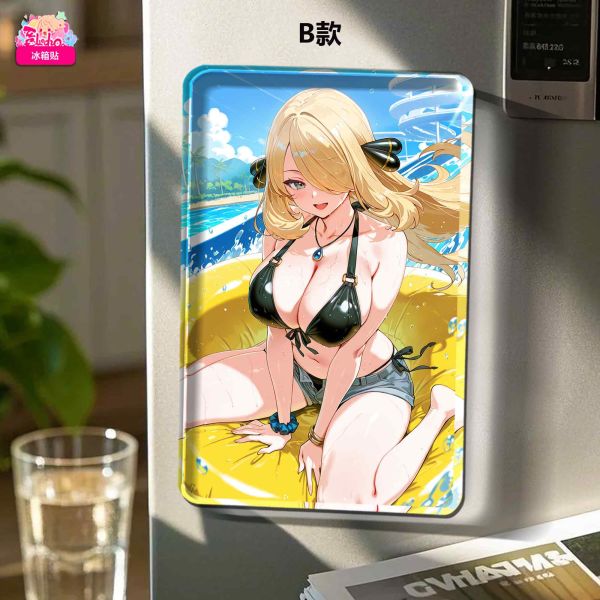 【海外代購】阿喵畫社 寶可夢夏日時光莉莉艾與竹蘭 8k雙聯組合高清裝飾畫 午睡毛毯 書桌掛毯 冰箱貼 