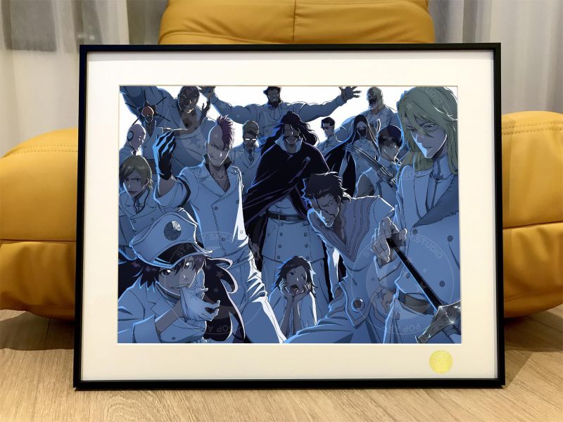 【海外代購】星空 《星十字騎士團》滅卻師死神bleach護庭十三隊境·界一護友哈巴赫雨果裝飾畫 