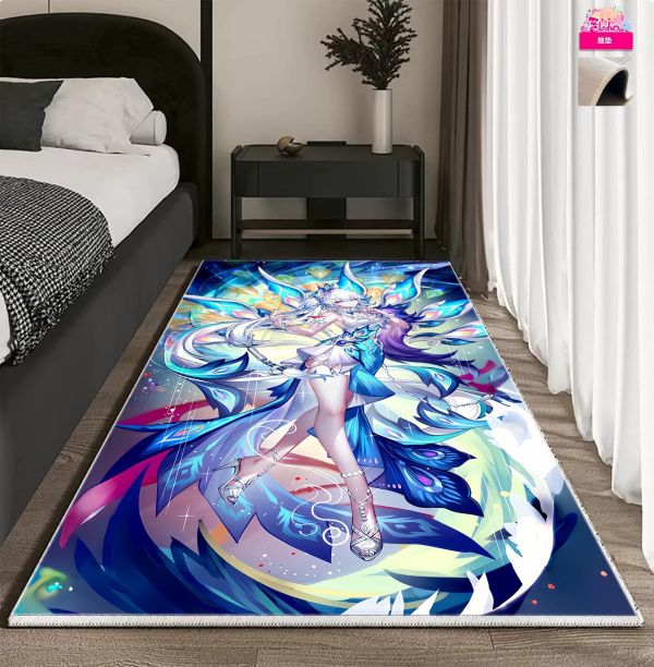 【海外代購】阿喵畫社 霓裳鐵羽 六爻皆吉 爻光 超長發光燈帶裝飾畫 地墊 