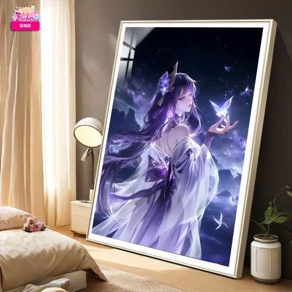 【海外代購】阿喵畫社 星海 雷電將軍 原神12k超清裝飾畫 