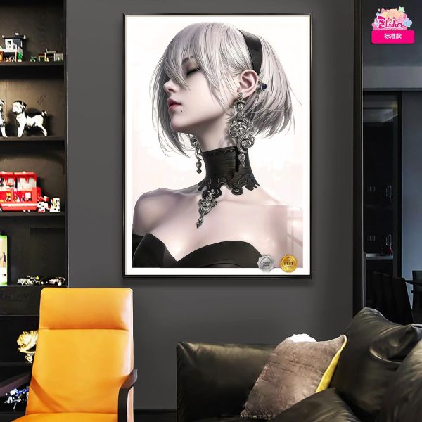 【海外代購】阿喵畫社 女明星 2b 8k超大高清裝飾畫 