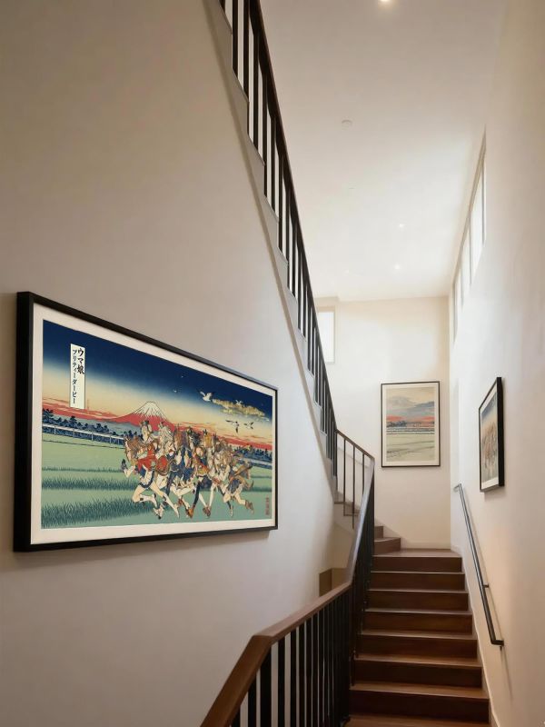 【海外代購】千鳥社 《賽馬娘 八駿圖》賽馬娘閃耀優俊少女東海帝王特別週黃金船米浴小栗帽浮世繪日式週邊滑鼠墊裝飾畫 