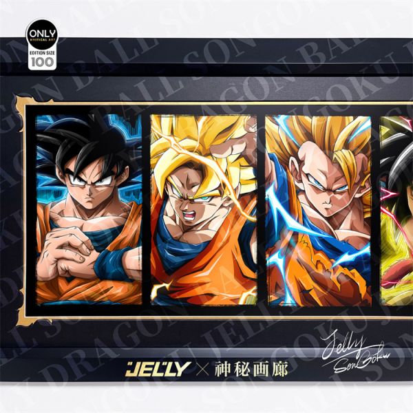 【海外代購】【130*49CM】神秘畫廊 Jelly 龍珠 悟空 長副藝術 裝飾畫 