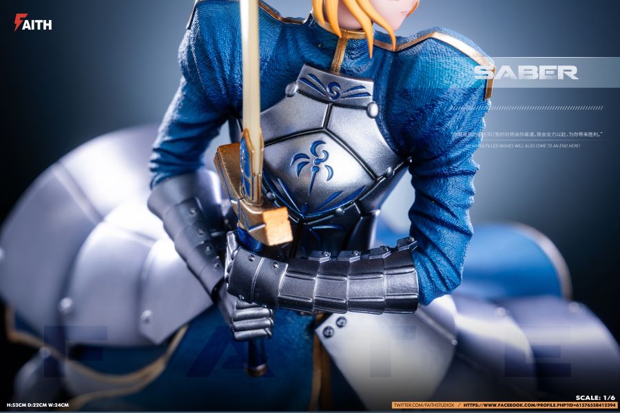 【預定】Faith 1/6亂鬥系列 N003 亞瑟王/阿爾托莉雅·潘德拉貢【Saber】 
