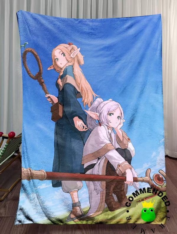 【海外代購】皇呱 《精靈族魔法使》葬送的芙莉蓮迷宮飯瑪露西爾夢幻裝飾畫 地毯 午睡毯 
