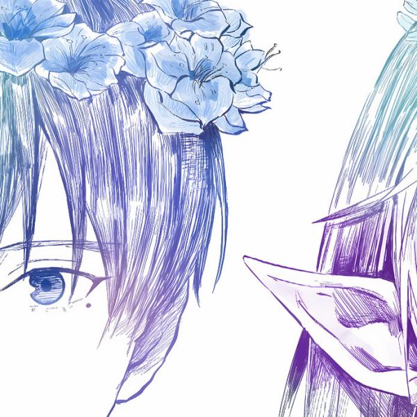 【海外代購】星空 《芙莉蓮-辛美爾》葬送的芙莉蓮Frieren菲倫辛美爾Fern動漫裝飾畫 