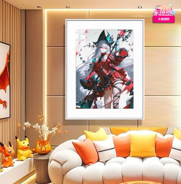 【海外代購】阿喵畫社 濁心斯卡蒂 展館級8k超清精裱畫 滑鼠墊 床頭地墊 