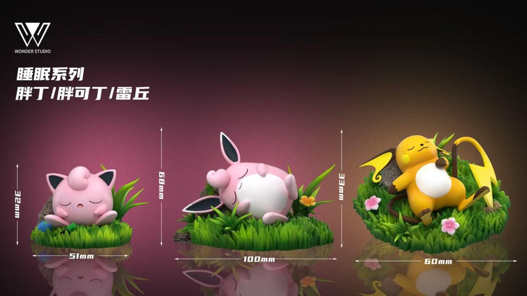 【預定】玩得 Wonder 睡眠組 胖丁 胖可丁 雷丘 