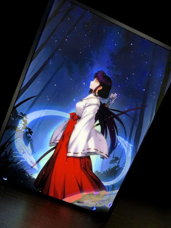 【海外代購】萌萌匠 犬夜叉桔梗燈飾畫二次元週邊掛畫禮物 