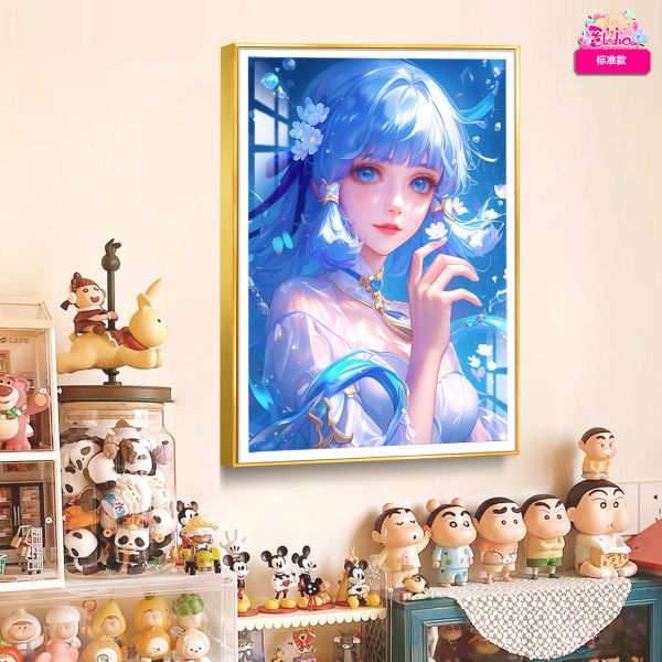 【海外代購】阿喵畫社 回眼 花海神裡綾華 8k超大高清裝飾畫 滑鼠墊 床頭地墊 午睡毛毯 