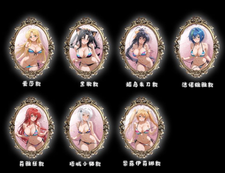 【海外代購】阿喵畫社 動畫冰箱貼第一百零六彈惡魔高校魔鏡系列 高透亞克力磁吸冰箱貼 