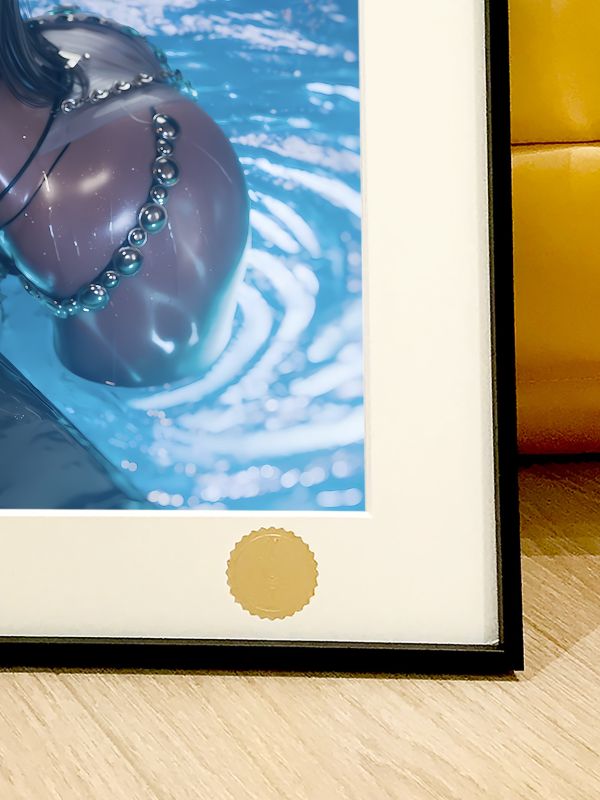 【海外代購】星空 《泳池蒂法》FF7最終幻想TIFA動畫二次元裝飾畫 