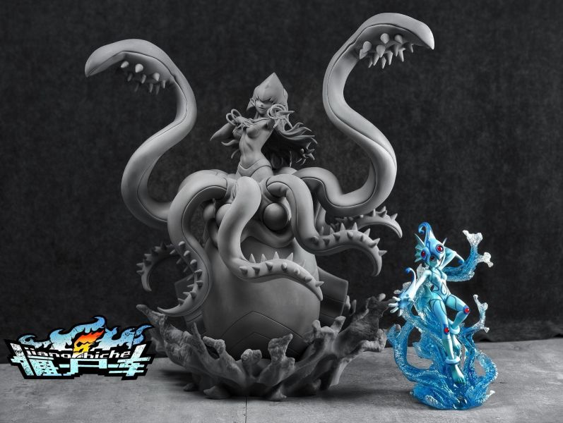 【預定】JSC  數碼寶貝04 無限地帶 水之鬥士 反派獸型第二彈 卡瑪拉獸(娜娜獸型) 