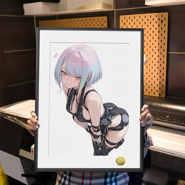 【海外代購】皇呱 《鳴潮露西》鳴潮×賽博朋克裝飾畫 午睡毯 地毯 