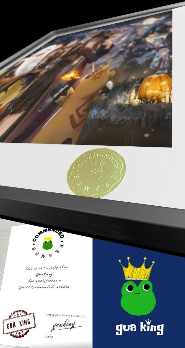 【海外代購】皇呱 《萬聖節搗蛋胡桃》原神嚇哭香菱裝飾畫