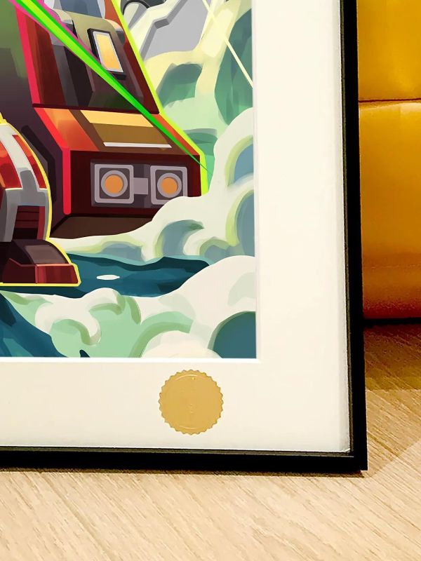 【海外代購】星空《卡布達》鐵甲小寶Kabutack裝飾畫 